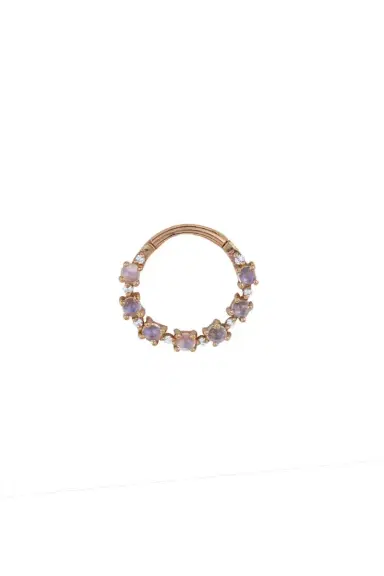 BVLA Moonstone Diamond Setevos Hinge Ear Ring | Thumbnail 1