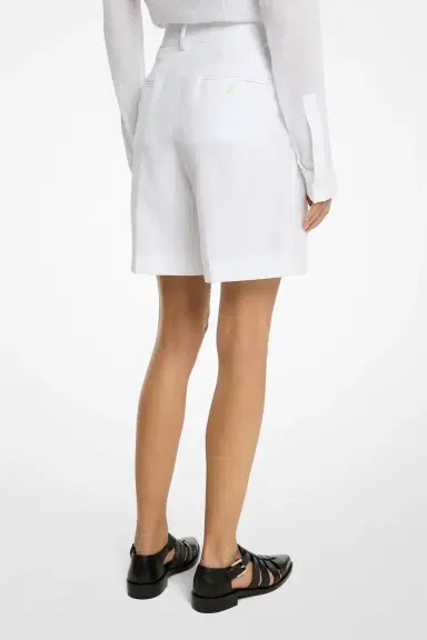 Michael Kors Collection Pleated Trouser Shorts | Thumbnail 3