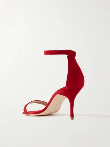 Manolo Blahnik Chaos 70 Suede Sandals | Thumbnail 3 Manolo Blahnik Chaos 70 Suede Sandals | Thumbnail 3
