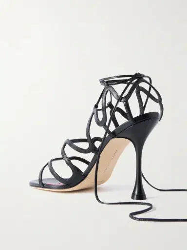 Manolo Blahnik Fawda 105 Leather Sandals | Thumbnail 3 Manolo Blahnik Fawda 105 Leather Sandals | Thumbnail 3