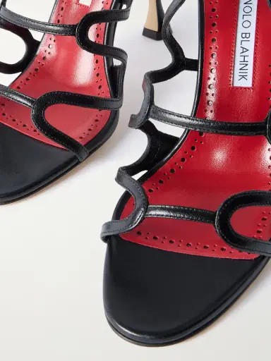 Manolo Blahnik Fawda 105 Leather Sandals | Thumbnail 4 Manolo Blahnik Fawda 105 Leather Sandals | Thumbnail 4
