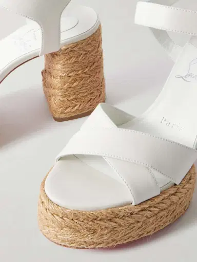 Christian Louboutin Calakala 85 Leather Espadrille Platform Sandals | Thumbnail 4 Christian Louboutin Calakala 85 Leather Espadrille Platform Sandals | Thumbnail 4