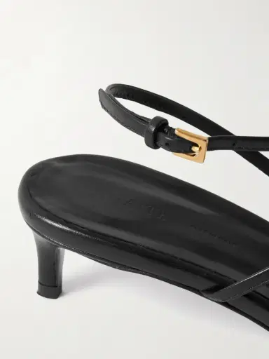 Khaite Loop Leather Sandals | Thumbnail 4 Khaite Loop Leather Sandals | Thumbnail 4