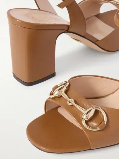 Gucci Lady Horsebit-embellished Leather Sandals | Thumbnail 4