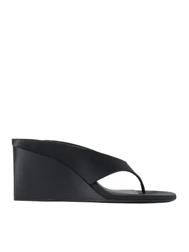 Alaïa Satin Wedge Sandals | Thumbnail 1 Alaïa Satin Wedge Sandals | Thumbnail 1