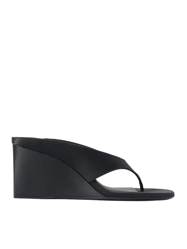 Alaïa Satin Wedge Sandals