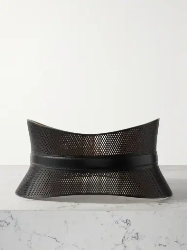 Alaïa Neo Bustier Laser-cut Leather Belt | Thumbnail 3 Alaïa Neo Bustier Laser-cut Leather Belt | Thumbnail 3