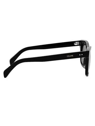 CELINE Women's Thin 54MM Square Sunglasses - Shiny Black Smoke | Thumbnail 7 CELINE Women's Thin 54MM Square Sunglasses - Shiny Black Smoke | Thumbnail 7