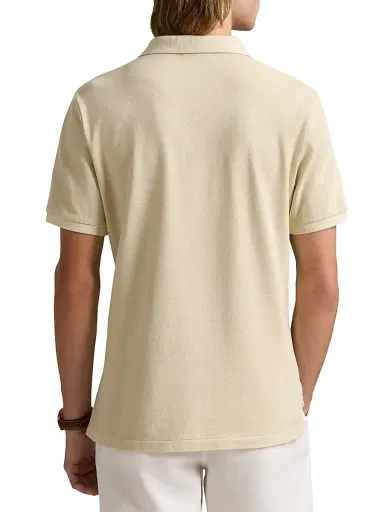 Polo Ralph Lauren Men's Classic-Fit Mineral-Dyed Mesh Polo Shirt | Thumbnail 5 Polo Ralph Lauren Men's Classic-Fit Mineral-Dyed Mesh Polo Shirt | Thumbnail 5