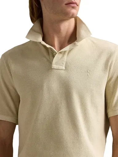 Polo Ralph Lauren Men's Classic-Fit Mineral-Dyed Mesh Polo Shirt | Thumbnail 6 Polo Ralph Lauren Men's Classic-Fit Mineral-Dyed Mesh Polo Shirt | Thumbnail 6