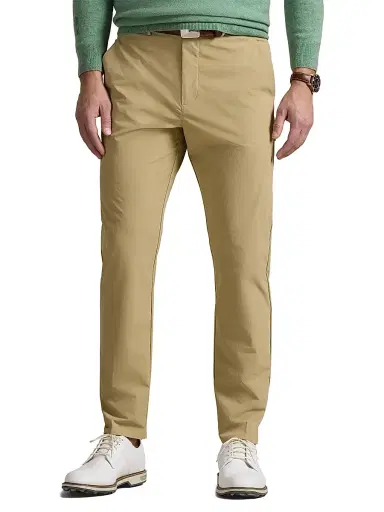 RLX Ralph Lauren Men's Performance Tapered-Leg Pants - Classic Khaki - Size 40 | Thumbnail 3