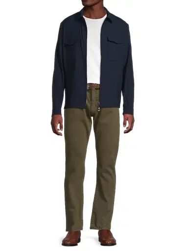 Sartorio Napoli Men's Seersucker Wool-Silk Jacket - Navy - Size 44 | Thumbnail 2