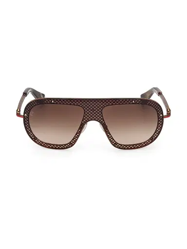 Christian Louboutin Men's Aviator Sunglasses - Bronze Red Brown | Thumbnail 2