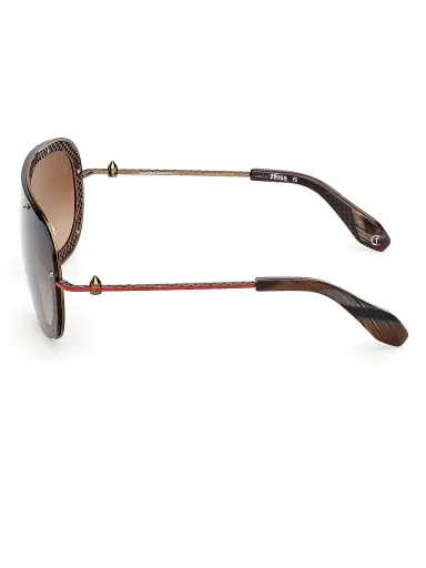 Christian Louboutin Men's Aviator Sunglasses - Bronze Red Brown | Thumbnail 3
