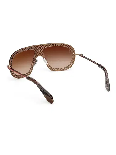 Christian Louboutin Men's Aviator Sunglasses - Bronze Red Brown | Thumbnail 4