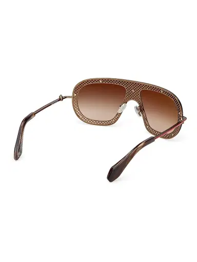 Christian Louboutin Men's Aviator Sunglasses - Bronze Red Brown | Thumbnail 6