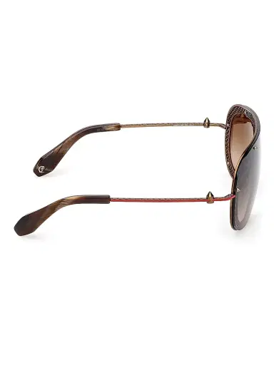 Christian Louboutin Men's Aviator Sunglasses - Bronze Red Brown | Thumbnail 7