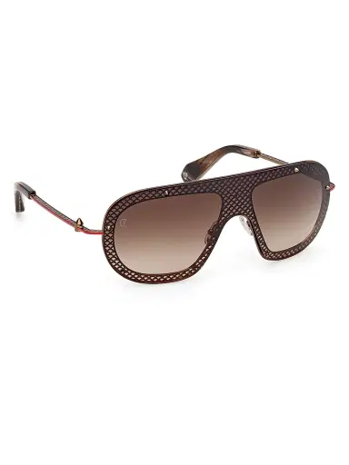 Christian Louboutin Men's Aviator Sunglasses - Bronze Red Brown | Thumbnail 8