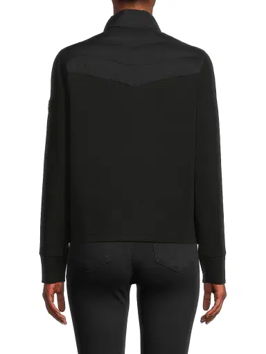 Moose Knuckles Women's Air Down Beaconsfield Hybrid Jacket - Black | Thumbnail 5