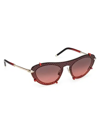 Christian Louboutin Women's Cat-Eye Sunglasses - Pale Gold Red | Thumbnail 8 Christian Louboutin Women's Cat-Eye Sunglasses - Pale Gold Red | Thumbnail 8