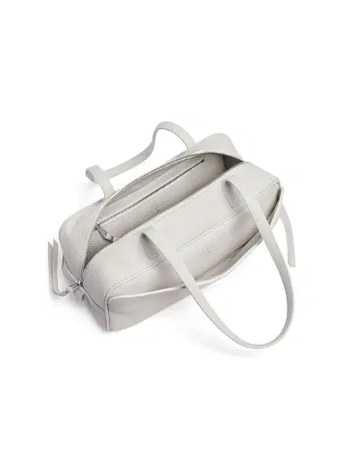 Balenciaga Women's Carrie Small Bowling Shoulder Bag - White | Thumbnail 4