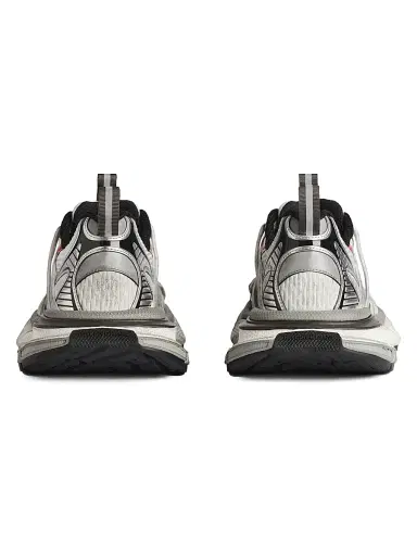 Balenciaga Men's 3XL Extreme Laces B Sneakers - Grey Silver Red - Size 6 | Thumbnail 3 Balenciaga Men's 3XL Extreme Laces B Sneakers - Grey Silver Red - Size 6 | Thumbnail 3