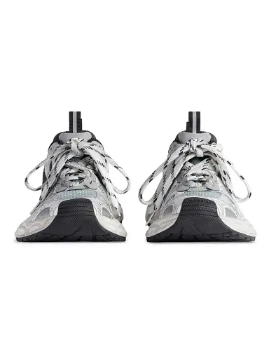 Balenciaga Men's 3XL Gradient Sneakers - Black Grey White - Size 14 | Thumbnail 3