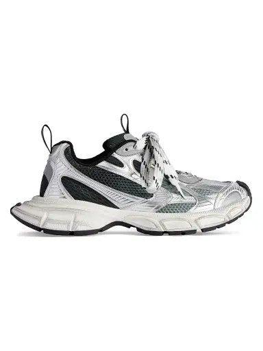 Balenciaga Men's 3XL Gradient Sneakers - Black Grey White - Size 14 | Thumbnail 1