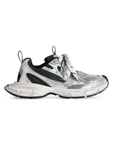 Balenciaga Women's 3XL Gradient Sneakers - Black Grey White - Size 12 | Thumbnail 1