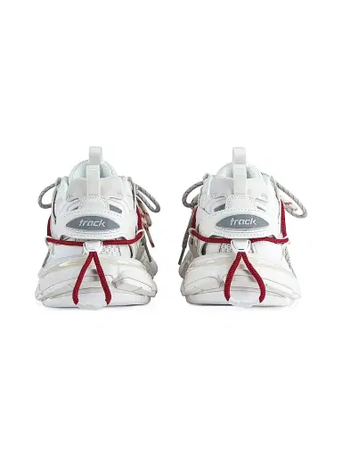 Balenciaga Men's Track Trail Laces Sneakers - White Red Grey - Size 14 | Thumbnail 3 Balenciaga Men's Track Trail Laces Sneakers - White Red Grey - Size 14 | Thumbnail 3