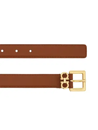 Ferragamo Women's Gancio Slim Leather Belt | Thumbnail 4 Ferragamo Women's Gancio Slim Leather Belt | Thumbnail 4