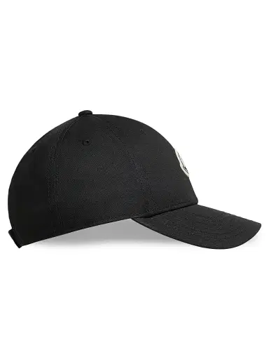 Moncler Women's Baseball Hat in Cotton Gabardine | Thumbnail 4