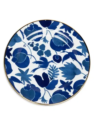 La DoubleJ Dessert Plates Set of 2 - Wildbird Blue | Thumbnail 2 La DoubleJ Dessert Plates Set of 2 - Wildbird Blue | Thumbnail 2