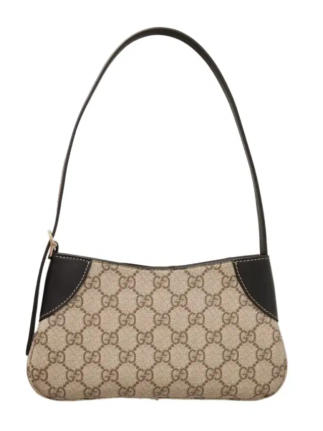 Gg Emblem Mini Leather-trimmed Printed Coated-canvas Shoulder Bag