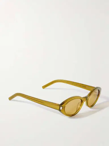 Saint Laurent Eyewear Oval-frame Acetate Sunglasses | Thumbnail 3 Saint Laurent Eyewear Oval-frame Acetate Sunglasses | Thumbnail 3