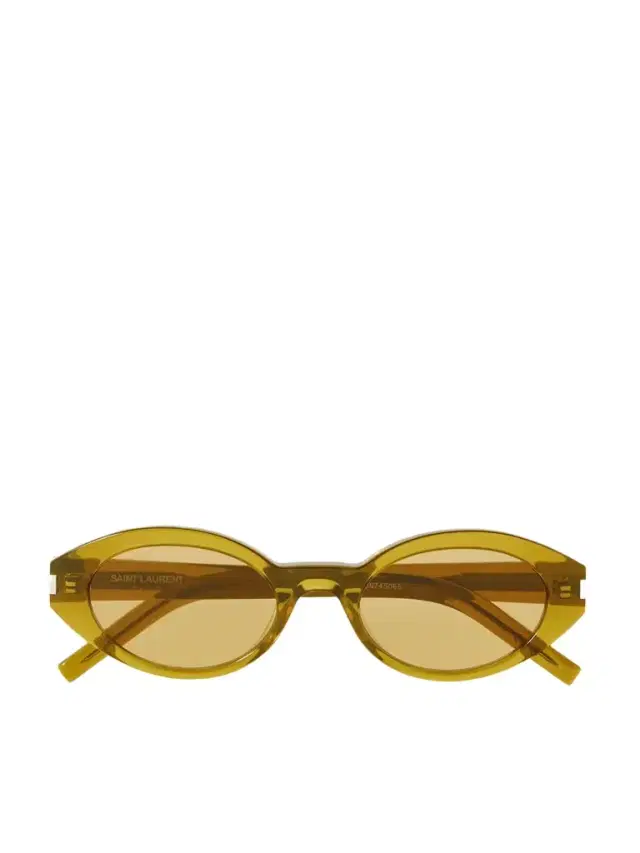 Oval-frame Acetate Sunglasses