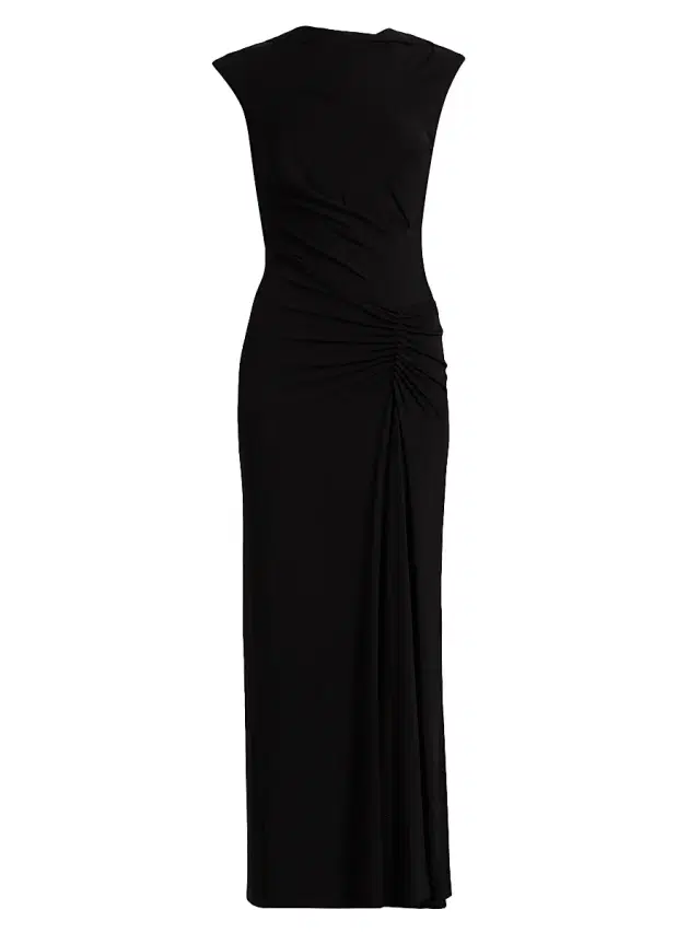 SIMKHAI Women's Acacia Midi-Dress - Black