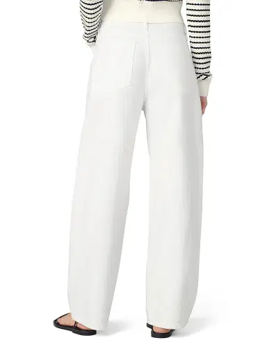 Joe's Jeans Women's Ryan Low-Slung Baggy Pants - White | Thumbnail 2