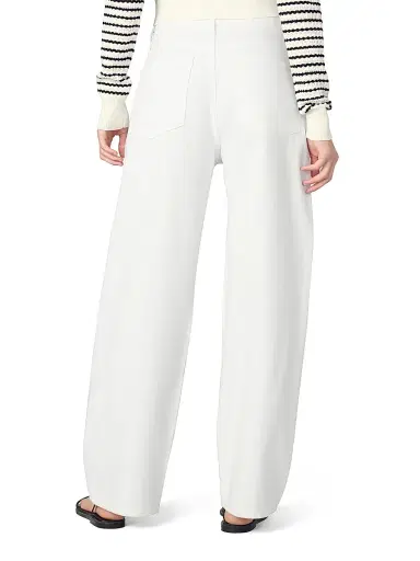 Joe's Jeans Women's Ryan Low-Slung Baggy Pants - White | Thumbnail 4