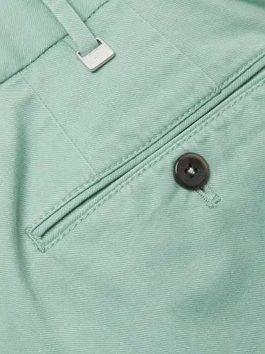 PT Torino Men's Délavé Soft Stretch-Cotton Pants - Light Green | Thumbnail 6 PT Torino Men's Délavé Soft Stretch-Cotton Pants - Light Green | Thumbnail 6