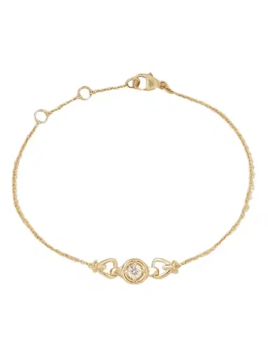 STONE AND STRAND Silvia 14-karat Gold Diamond Bracelet | Thumbnail 1 STONE AND STRAND Silvia 14-karat Gold Diamond Bracelet | Thumbnail 1
