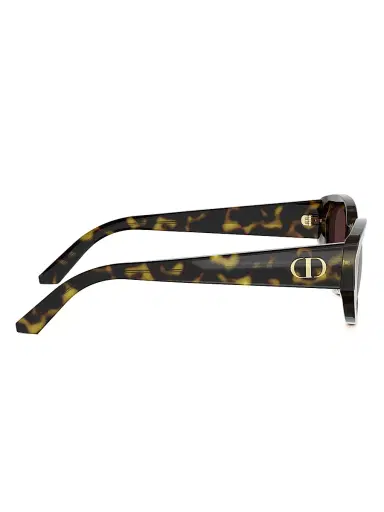 Dior Women's Glow B1I 53MM Oval Lenses - Brown | Thumbnail 7