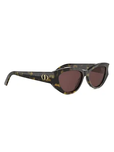 Dior Women's Glow B1I 53MM Oval Lenses - Brown | Thumbnail 8