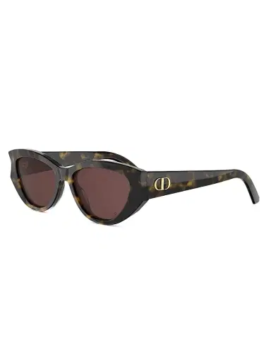 Dior Women's Glow B1I 53MM Oval Lenses - Brown | Thumbnail 1