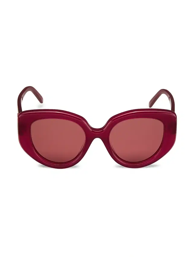 Women's Stella 52MM Acetate Sunglasses - Cherry