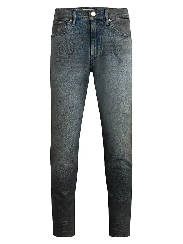 Hudson Jeans Men's Zack Stretch Cotton-Blend Skinny Jeans - Coated Charcoal