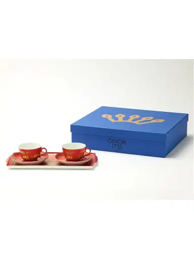 Ginori 1735 Tesori Oriente Italiano 5-Piece Tea Service Set - Red Gold | Thumbnail 3 Ginori 1735 Tesori Oriente Italiano 5-Piece Tea Service Set - Red Gold | Thumbnail 3