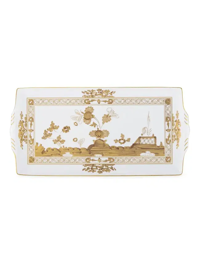 Tesori Oriente Italiano Tray - White