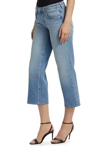 L'AGENCE Women's Blaine Stovepipe Crop Jeans - Zion | Thumbnail 4