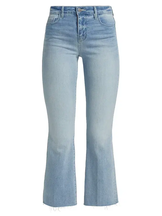 L'AGENCE Women's Kendra Flared Crop Jeans - Dorian